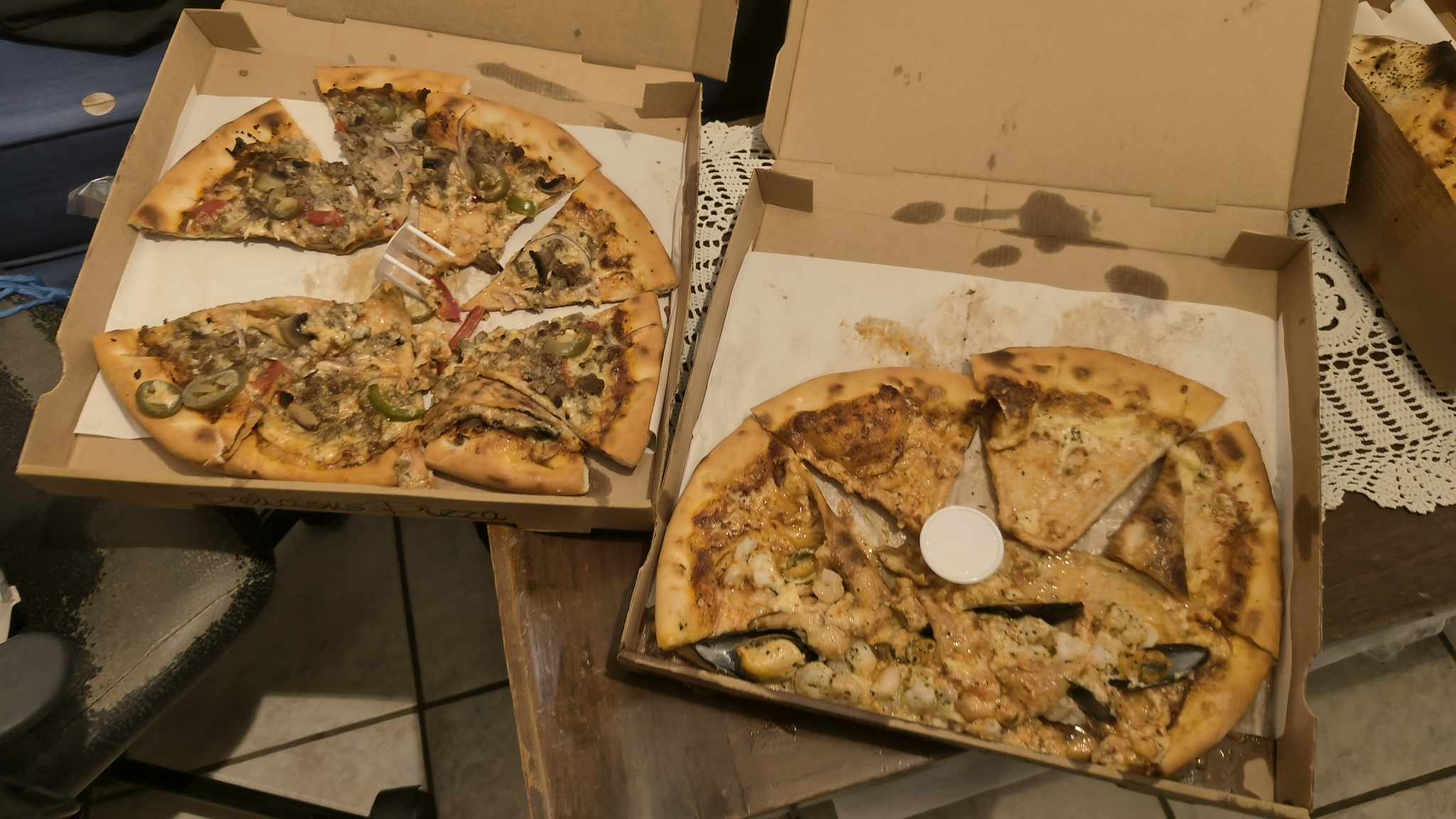 Οι εν λόγο πίτσες