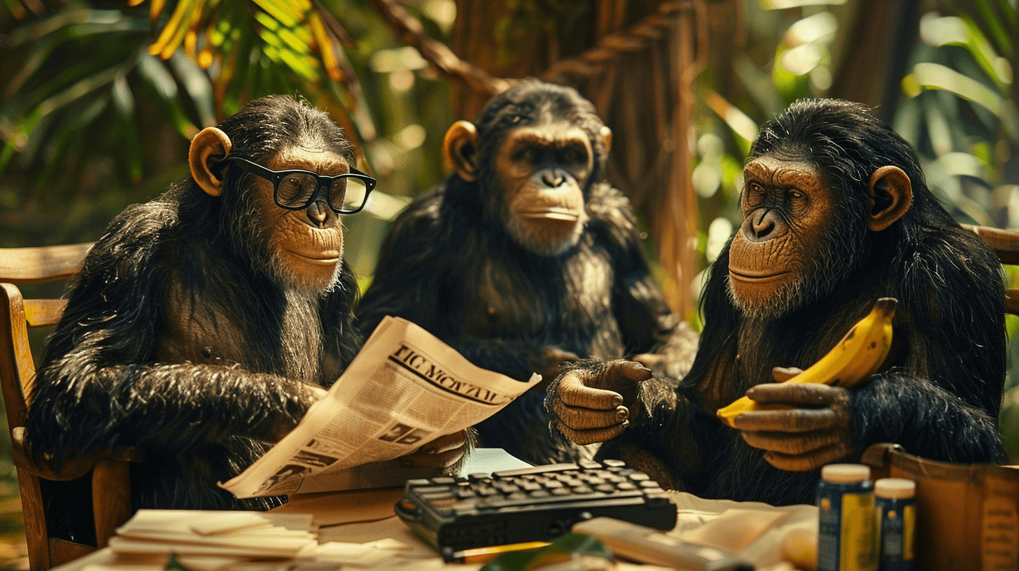 chimps-at-work